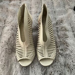 Vince Camino Off white Caged Open Toe Bootie